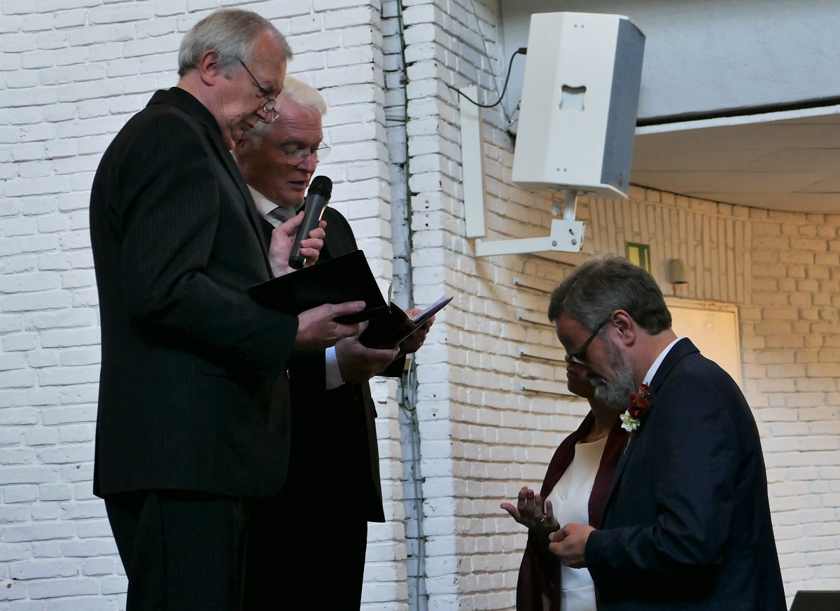 Claudia und Andreas - Segnung im Traugottesdienst in Hamburg Altona
